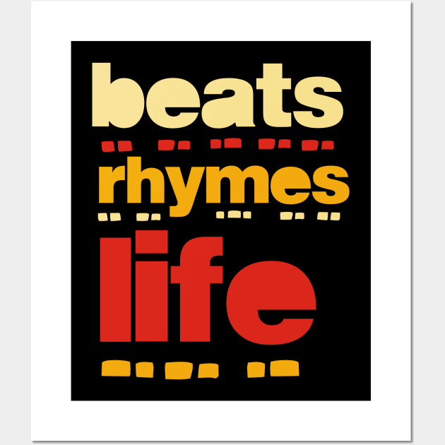 beats rhymes life 2023 04 Wall Art by 2 souls